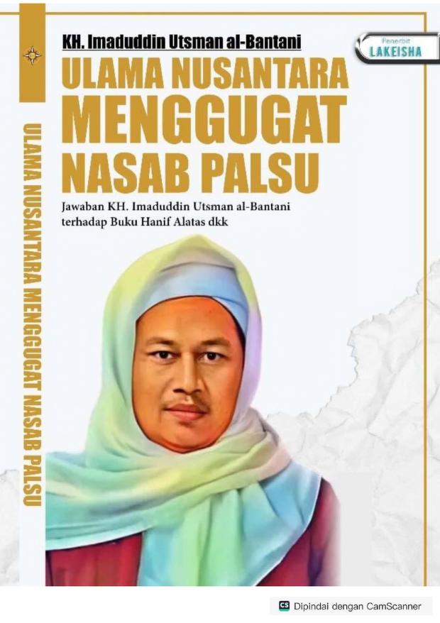 Buku Ulama Nusantara Menggugat Nasab Palsu PDF karya Monumental dan Prestisius KH. Imaduddin Utsman Al-Bantani
