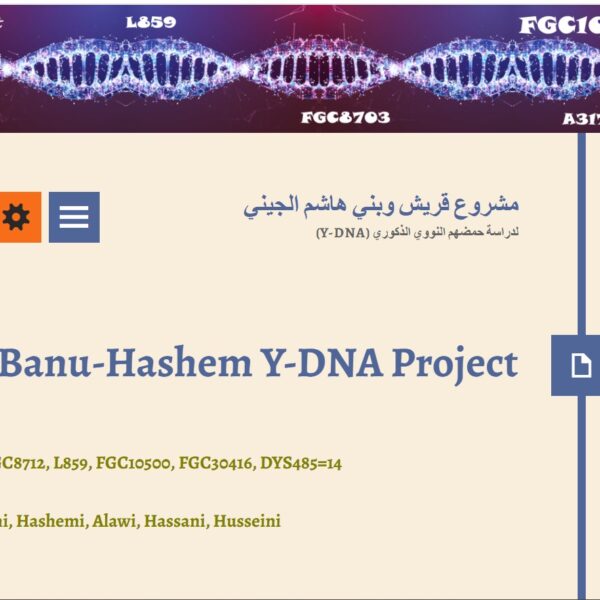 Dr. Hadi al-Amili administrator di FamilyTreeDNA (FTDNA) Konfirmasi J1-L859 sebagai Marker Genetik Asyraf dan Sadah Alawiyyin
