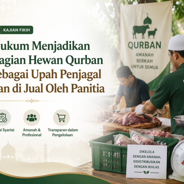 Hukum Menjadikan Bagian Hewan Qurban sebagai Upah Penjagal dan di Jual Oleh Panitia