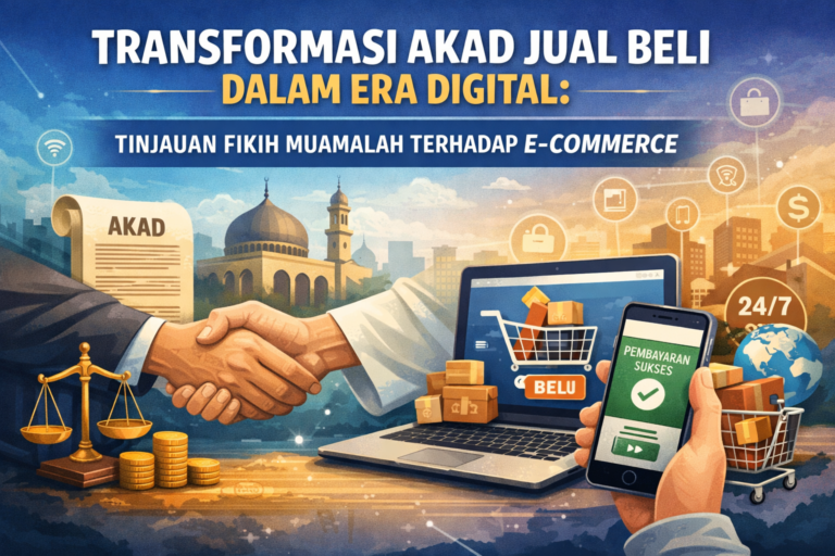 TRANSFORMASI AKAD JUAL BELI DALAM ERA DIGITAL:TINJAUAN FIKIH MUAMALAH TERHADAP E-COMMERCE