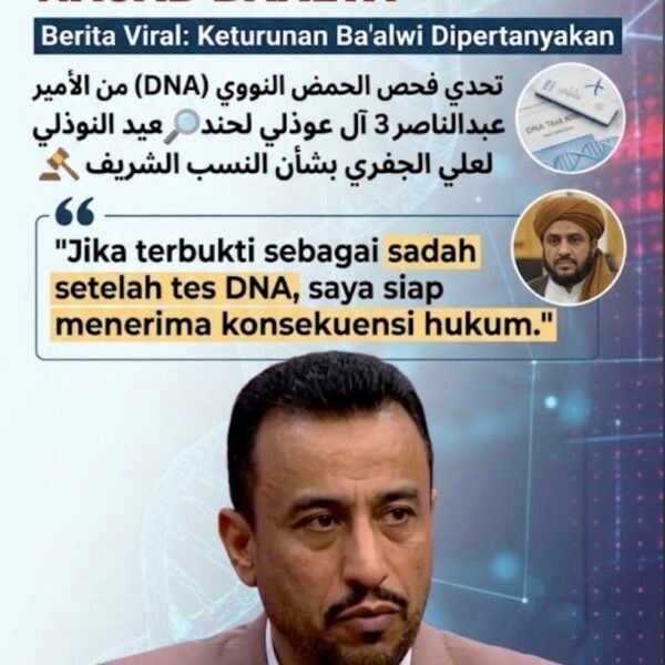 Pangeran Abdul Nasher Yaman Batalkan Nasab Baalwi